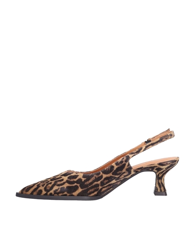 Billi Bi - A8089 Leopard Cuoio Suede Sandaler - Ledopard